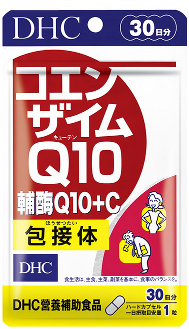 DHC 台灣公司貨 輔酶Q10 + C 膠囊食品 30日份, 30顆, 209mg, 1包