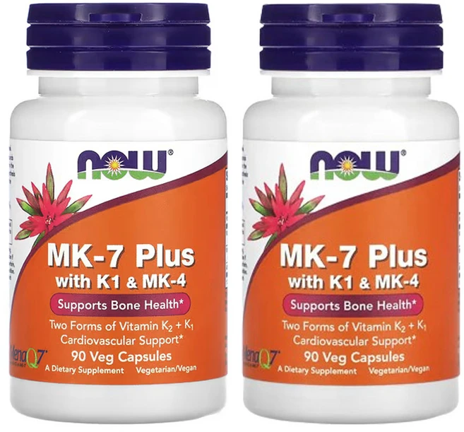 나우푸드 K1 & MK-4 함유 MK-7 플러스 베지 캡슐 90 정, 90캡슐, 2개, 90정 - 쿠팡