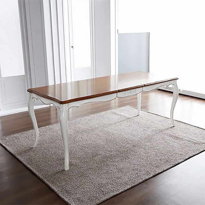 피어젠 로사 6인 식탁 단품 (화이트), 화이트