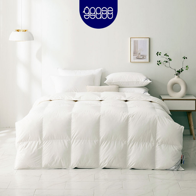 구스이불 헝가리80 먼지없는 항균 이불 S Q K 사이즈 사계절용, 사계절, 킹(K-600g)