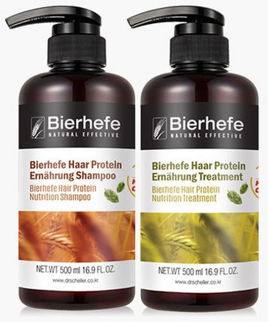독일 비어헤페 맥주효모 샴푸+트리트먼트 맥주효모탈모, 1세트