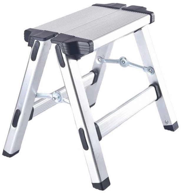 접이식 세차사다리 작업발판 미니 주방스텝 간이 실내용 경량 알루미늄, 2단 세차 가정용