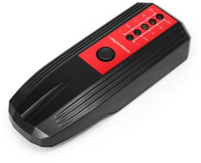 방사능측정기 휴대용 EMF 계량기 방사선 전자기장 방출 원 클릭 테스트 50-2000Hz, 1. Black and red, 2) Black and Red