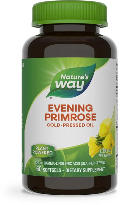 네이쳐스웨이 EFA 골드 이브닝 프림로즈 1300mg 소프트젤, 1개, 60정 - 쿠팡