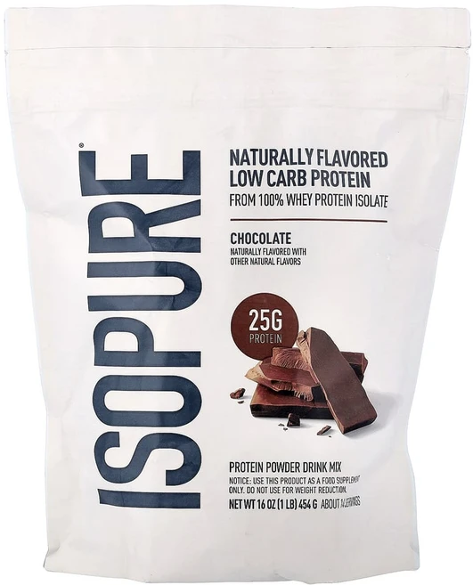이소퓨어 저탄수화물 단백질 다크 초콜릿 454g(1lb), 454g, 1개 - 쿠팡