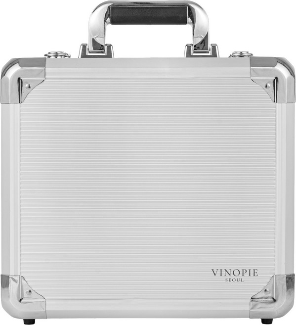 비노파이 2P 알루미늄 와인잔 케이스 / 와인잔 보호 휴대용 가방 캐리어 트래블백, 1개, 실버_2-3.