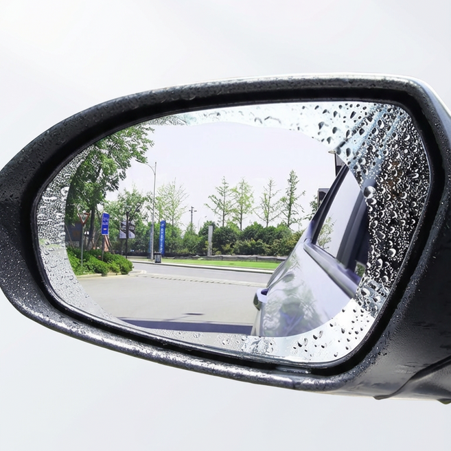 이노블룸 차량용 김서림방지 필름 사이드미러 창문 욕실 거울 방수필름, 2개, 모든 차종 창문