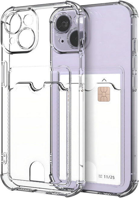 모란카노 업워드 카드수납 젤리 휴대폰 케이스 2p