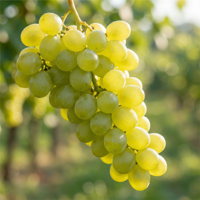 [비비마켓] 오톰크리스피 포도 씨없는 청포도 아삭한 식감 고당도 수입포도, 1세트, 500g (입문용)