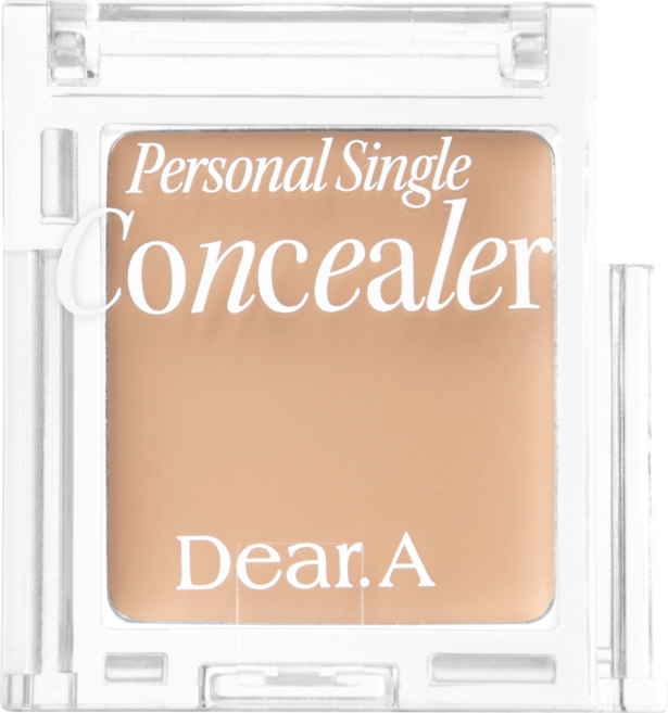 디어에이 퍼스널 싱글 컨실러 (듀오 SET) 디어에이컨실러 컨실러팔레트 피부톤 커버력 밀착력, 1개, 3호 매트 베이지