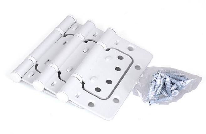 현대정밀 목문형 이지경첩 화이트 3p, 1세트