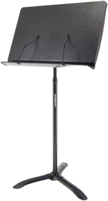 슈퍼픽스 가볍고 튼튼한 유압식 강화플라스틱 오케스트라 악보 악보대 보면대 스탠드 XSM305, 1개