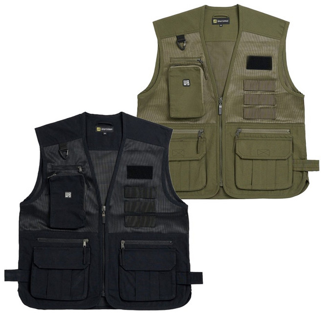 워크블록 쿨링 메쉬 작업조끼 여름 사계절