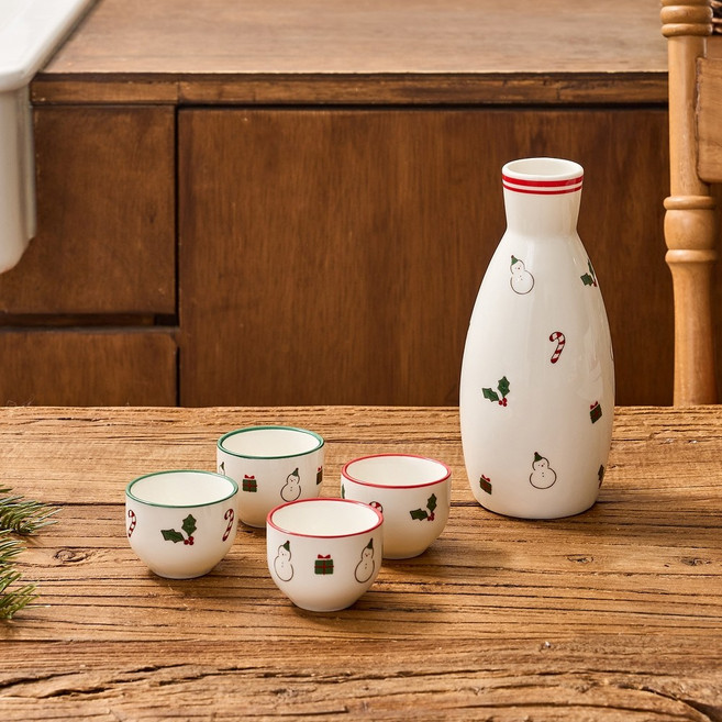 모던하우스 L 포근한 겨울 주병과 잔세트 NK9125001, 단품, 1개