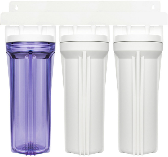 필터탑스 10인치 녹물제거 하우징 정수기 조립세트 DIY 15A 유충제거, 06_하우징 10인치 3단 조립세트, 1개