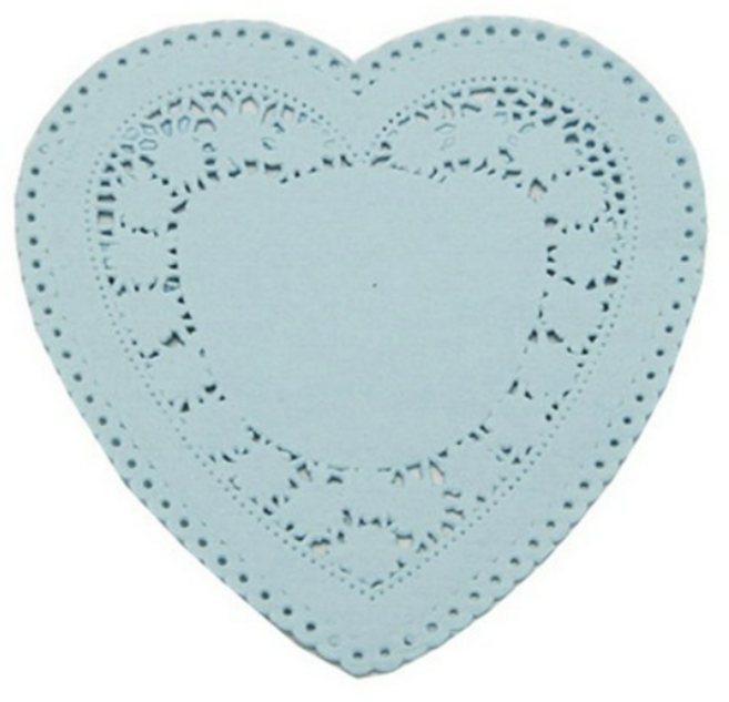 도나앤데코 산레오 하트 도일리 페이퍼 9cm, 120개