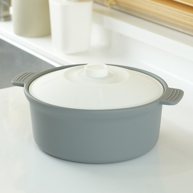 소노리떼 국산 실리콘 계란찜기 원형 특대형 대용량 1500ml, 1개, 그레이 화이트