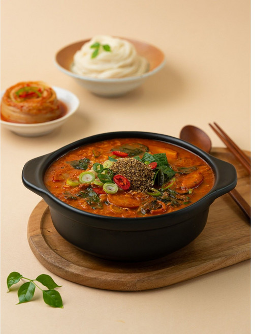 외갓집인삼어죽 어탕국수 육수 1인분 (육수+야채+들깨가루), 1개, 400g