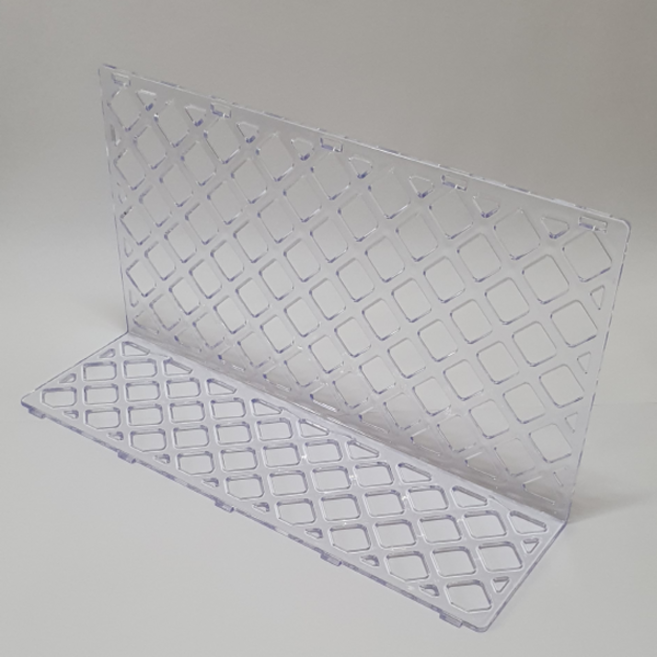 다용도칸막이 마트 정육 채소 청과 매대 선반 편의점 진열/생활용품 국내생산, 투명, 50개