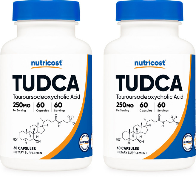 뉴트리코스트 TUDCA 타우로우르소데옥시콜 애시드 250mg 캡슐, 2개, 60정