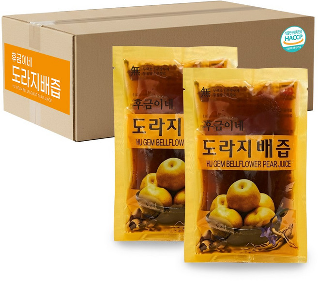 후금이네 도라지배즙 110ml [실속벌크포장], 60개
