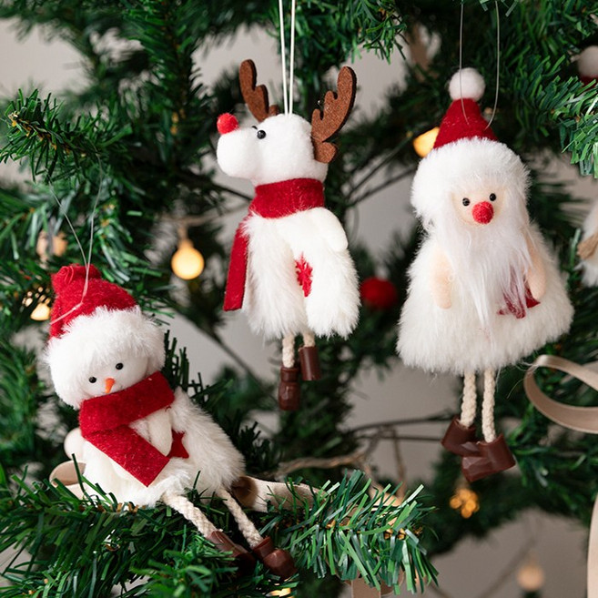 류블류샵 크리스마스트리 장식볼 요정 산타 오너먼트, 4.눈사람, 1개