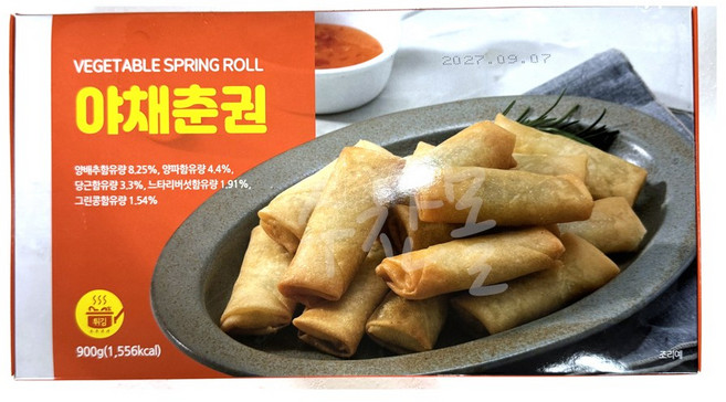 [희주몰] 랜시푸드 야채춘권 1.080g x 12개 1box, 1