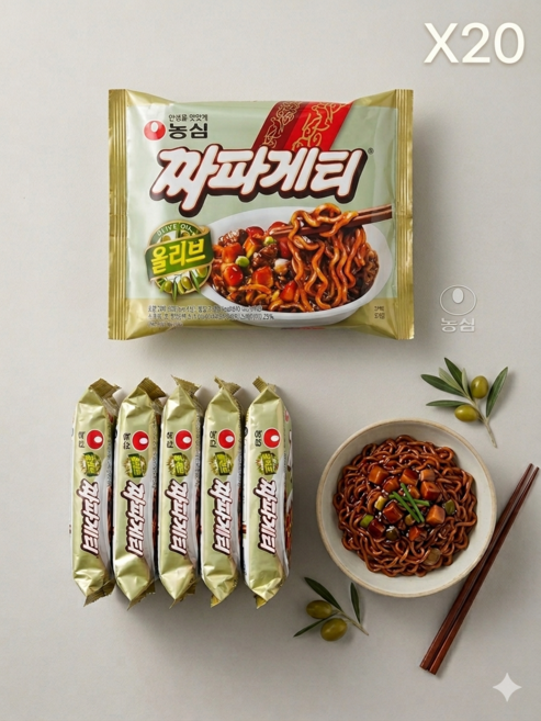 농심 올리브 짜파게티, 20개