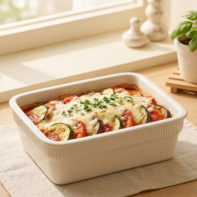 쁘띠끄 도자기 오븐용기 라면 계란찜 전자렌지용기 2개, 1개, 화이트