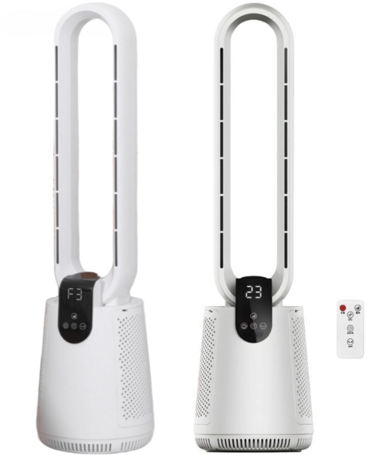 경제적인 [초절전형] BLDC 모터 저소음 12단 리모컨 날개없는 선풍기