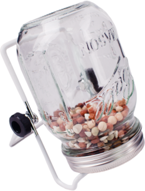 앵무새 생식 메이슨 씨앗 발아 키트 앵무새 간식 주식 영양먹이, 1개