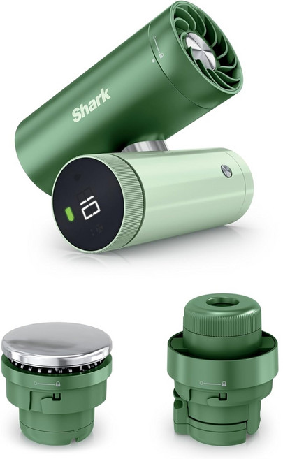 Shark ChillPill 샤크 칠필 3-in-1 쿨링시스템 선풍기 미스트 휴대용에어컨, 말차
