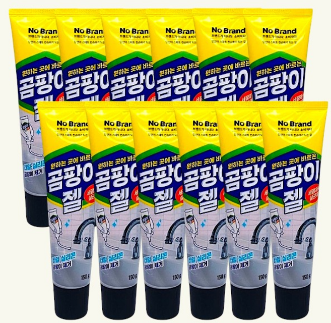 노브랜드 곰팡이젤, 12개, 150g
