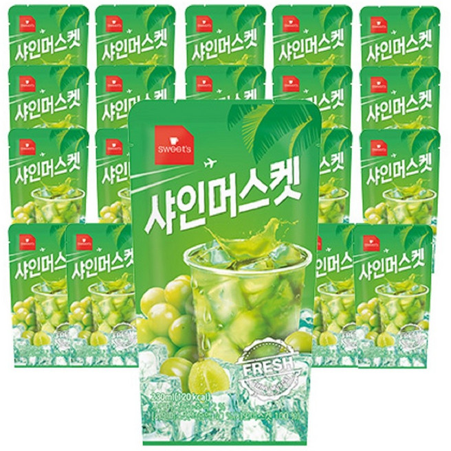 웰그린 스위츠 샤인머스켓에이드 (20입), 20개, 230ml