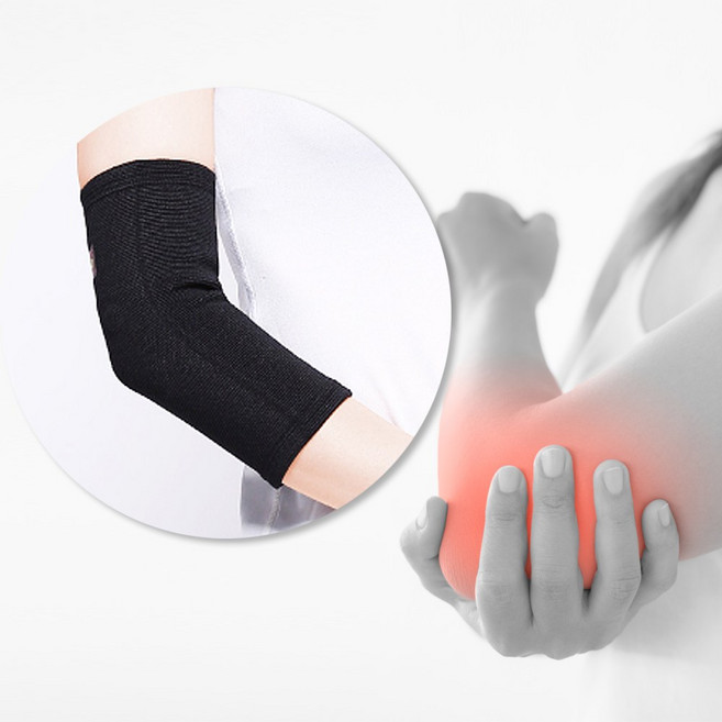 안아파 의료용 자석 팔꿈치보호대 엘보우, 1개