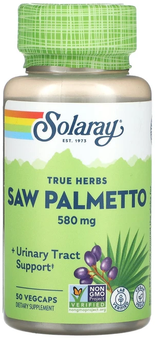 Solaray True Herbs 쏘팔메토 580mg 베지 캡슐 50정, SolarayTrueHerbs쏘팔메토580mg베지캡슐5, 1개 - 쿠팡