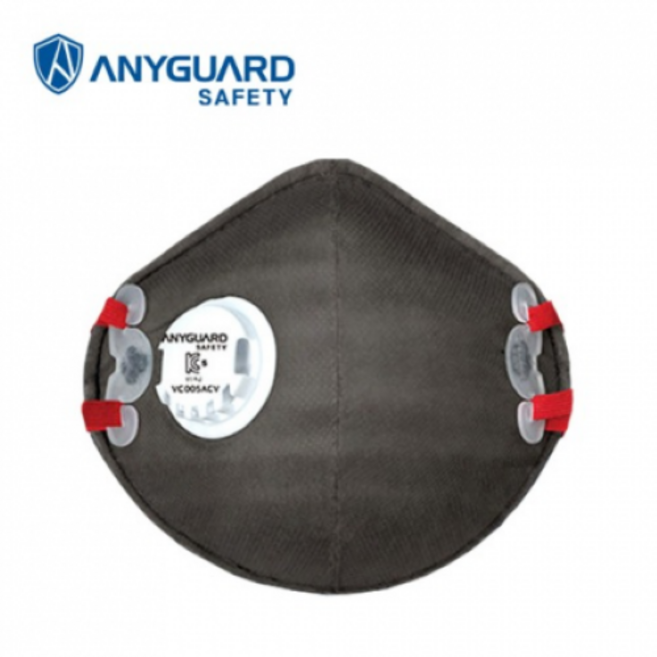 애니가드 VC005ACV 특급 10개입 안면부 여과식 방진 마스크 활성탄 접이식 산업용 공업용, 10개