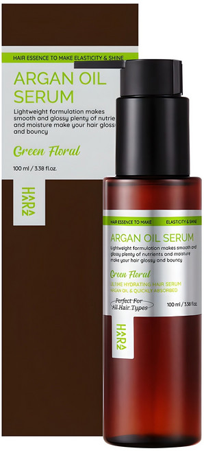 하라즈 아르간 오일 세럼 그린플로럴향 헤어에센스, 100ml, 1개