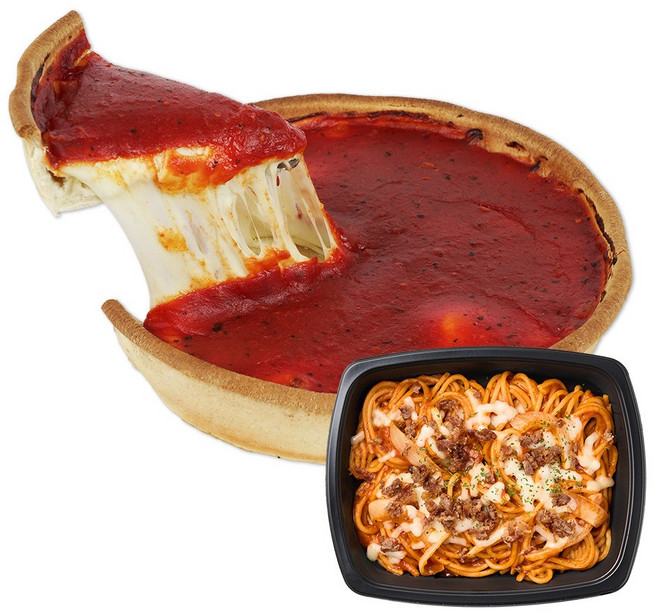 굿스푼 치즈폭탄 오리지널 화덕피자 미트 라구 파스타 아메리칸 스타일 1인 홈파티 연말 파티 세트 혼술 피맥안주, 아메리칸 스타일 1인 홈파티 세트, 650g, 1세트