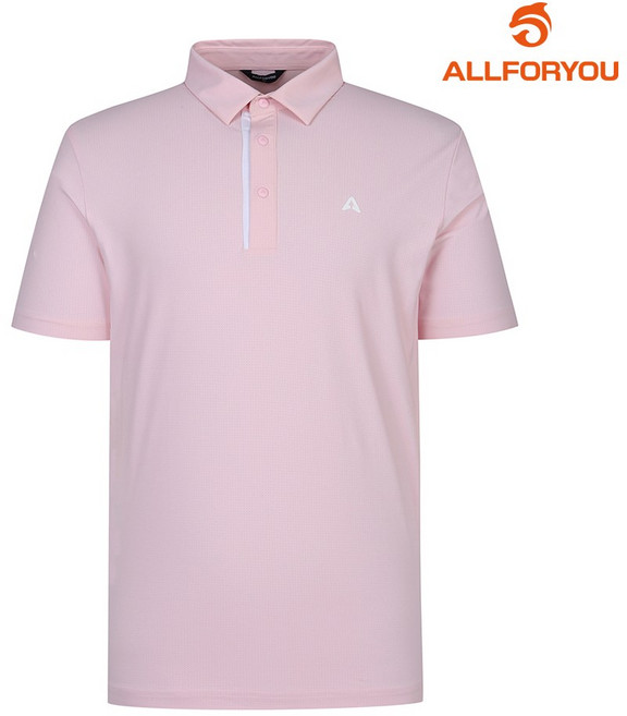 [올포유] 남성 배색 포인트 카라 반팔 티셔츠 AMTYM3271-403