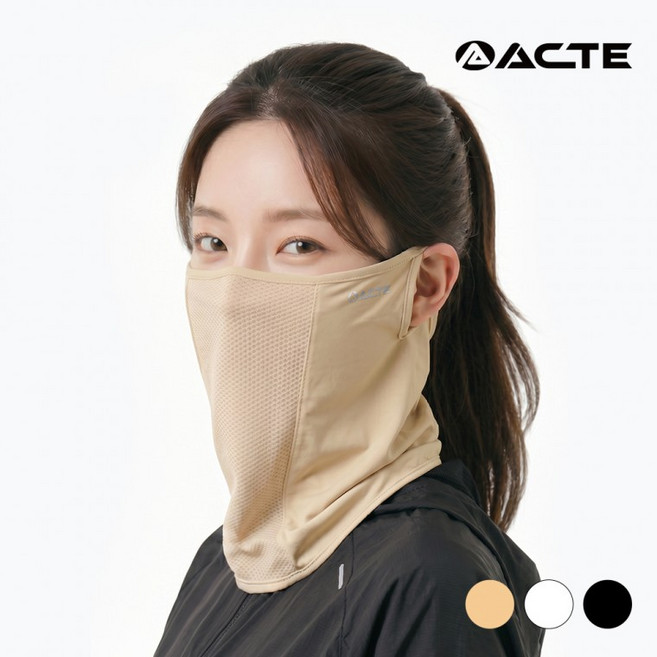 액트 쿨에어 메쉬 멀티스카프 아이스 파크골프 쿨워머 쿨스카프 쿨마스크 햇빛가리개 자외선차단, 1개, 상세페이지 참조