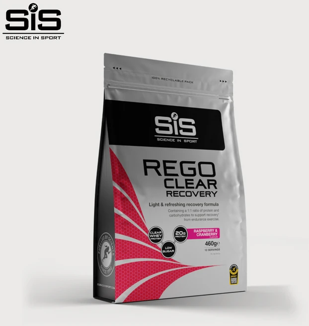 SIS Science In Sport REGO CLEAR 리커버리 파우더 스포츠 영양제 라즈베리&크랜베리 맛, 460g, 1개 - 쿠팡