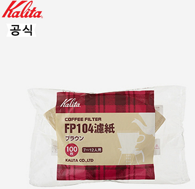 로프트샵 칼리타 FP104필터 100p-브라운, 브라운, 1, 1개