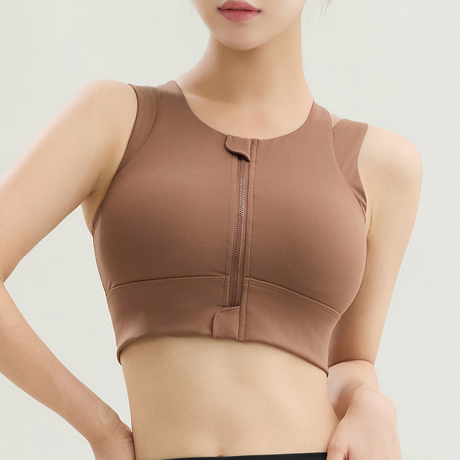 블리에르 앞지퍼 하이서포트 스포츠브라 써지브라