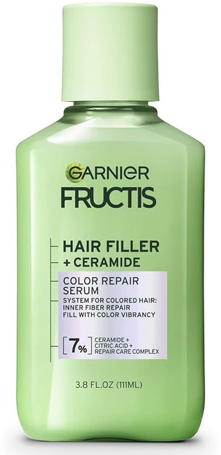 Garnier Fructis 헤어 필러 컬러 리페어 세럼 착색 탈색 모발용 세라마이드 트리트먼트 100ml(, Garnier Fructis 헤어 필러 컬러 리페어 세 - 쿠팡
