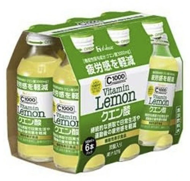 하우스푸즈 C1000 비타민 레몬 구연산 6개입, 1개, 840ml - 쿠팡