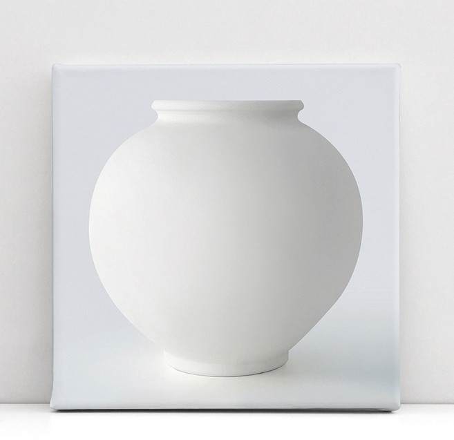 달항아리 풍수 인테리어 무광 캔버스 액자 거실 주방 집들이 선물, (무광)Mild달항아리(그레이)