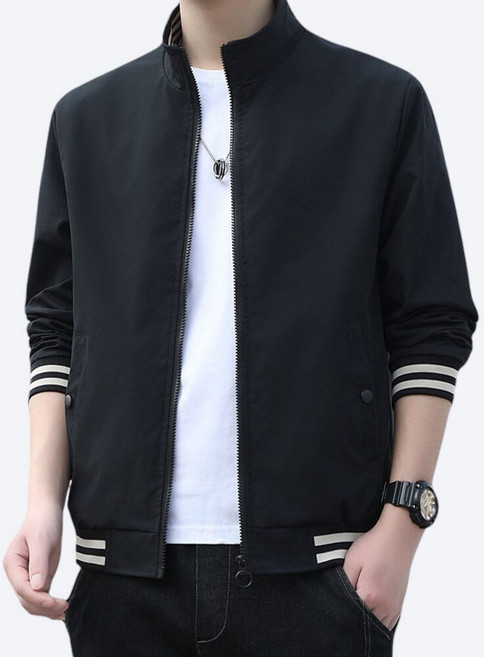 에치케이 항공점퍼 스타일 깔끔한 자켓 루즈핏 무지 캐주얼 남친룩