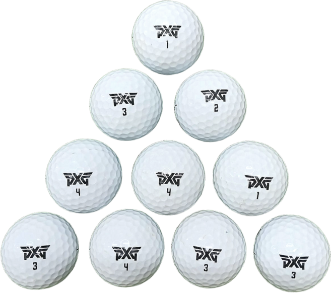 [정품 로스트볼] PXG 화이트 혼합 10개/20개 A+ 최상급 퀄리티 로스트볼 피스골프마켓, 1개, 20개입, 화이트 혼합 A/A-