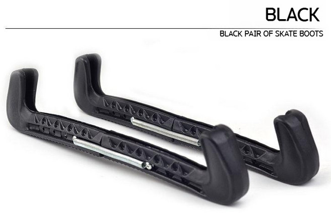 선호그룹 가드독 라인 스케이트 날커버 날집 피겨 스케이트날 스피드스케이트 쇼트트랙 아이스 스피드 스케이트화, 하드(단단한) - 블랙, 245